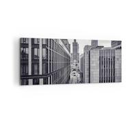Cuadro Sobre Lienzo 100x40cm Cuadros Pared Varsovia Palacio Cultura Wall Art