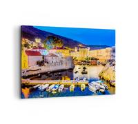 Cuadro Sobre Lienzo 100x70cm Cuadros Croacia Dubrovnik casco antiguo fortaleza