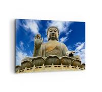 Cuadro Sobre Lienzo 100x70cm Cuadros Pared Asia buddha cultura Wall Art Prints
