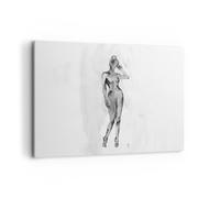 Cuadro Sobre Lienzo 100x70cm Cuadros Pared Desnudez Mujer Cuerpo Wall Art Prints