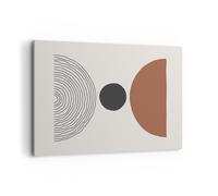 Cuadro Sobre Lienzo 100x70cm Cuadros Pared Figuras Formas Geometría Wall Art