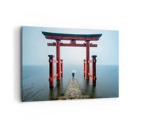 Cuadro Decorativo 100x70cm Moderno Horizontal Paisajes Personas - 4241