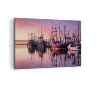 Cuadro Sobre Lienzo 100x70cm Cuadros Pared Marina Oeste El Sol Wall Art Prints