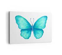 Cuadro Sobre Lienzo 100x70cm Cuadros Pared Mariposas vuelo niñez verano Wall Art