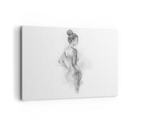 Cuadro Sobre Lienzo 100x70cm Cuadros Pared Mujer Cuerpo Pieza Wall Art Prints