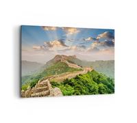 Cuadro Sobre Lienzo 100x70cm Cuadros Pared Pared Montaña asiático china Wall Art