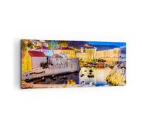 Cuadro Sobre Lienzo 120x50cm Cuadros Croacia Dubrovnik casco antiguo fortaleza