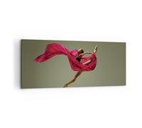 Cuadro Sobre Lienzo 120x50cm Cuadros Pared Bailarina Ballet Artista Wall Art