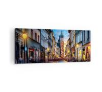 Cuadro Sobre Lienzo 120x50cm Cuadros Pared Cracovia Iglesia Mariacki Wall Art