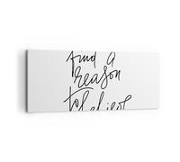Cuadro Sobre Lienzo 120x50cm Cuadros Pared Manuscrito Lema Creer Wall Art Prints