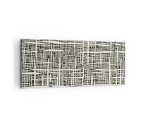 Cuadro Sobre Lienzo 120x50cm Cuadros Pared Textura Patrón Pieza Wall Art Prints