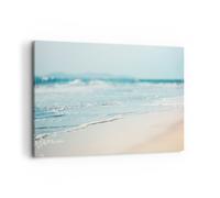 ARTTOR Cuadros Decoracion Salon Borde Ola Agua Lienzos decorativos 120x80cm Cuadro Sobre Lienzo Moderno Dormitorio Cocina Cuadros Pared Imágenes Wall Art Prints Decor Canvas Grande XXL AA120x80-5084
