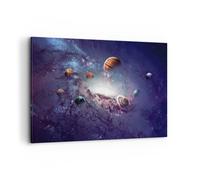 ARTTOR Lienzo Decorativo 120x80cm Moderno Horizontal Espacio - 4851