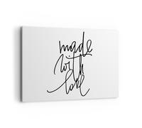 Cuadro Sobre Lienzo 120x80cm Cuadros Pared Creado Con Amor Wall Art Prints Decor