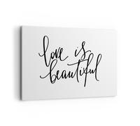 Cuadro Sobre Lienzo 120x80cm Cuadros Pared La vida es bella Wall Art Prints