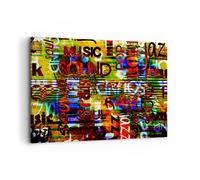 Cuadro Sobre Lienzo 120x80cm Cuadros Pared Palabras papel pintado moderno Art
