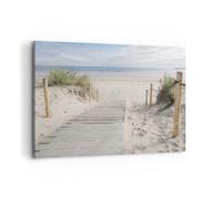 ARTTOR Lienzo Decorativo 120x80cm Moderno Horizontal Paisajes Marino - 4188