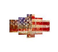 Cuadro Sobre Lienzo 125x70cm Cuadros Pared América bandera nacional patriótico