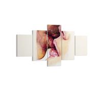 Cuadro Sobre Lienzo 125x70cm Cuadros Pared Beso Boca Pareja Wall Art Prints