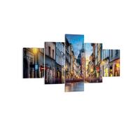Cuadro Sobre Lienzo 125x70cm Cuadros Pared Cracovia Iglesia Mariacki Wall Art