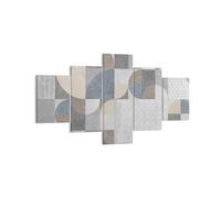 Cuadro Sobre Lienzo 125x70cm Cuadros Pared Geometría Arte Piedra Wall Art Prints