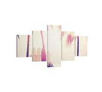 Cuadro Sobre Lienzo 125x70cm Cuadros Pared Llamarada Playa Surf Wall Art Prints