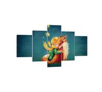 Cuadro Sobre Lienzo 125x70cm Cuadros Pared Pequeño Príncipe noviembre Wall Art