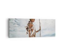 Cuadro Sobre Lienzo 140x50cm Cuadros Pared Ardiente Hombre Mujer Wall Art Prints