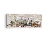 Cuadro Sobre Lienzo 140x50cm Cuadros Pared Autocaravana Boho Muebles Wall Art