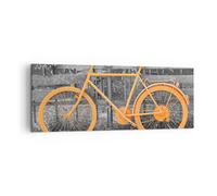 Cuadro Sobre Lienzo 140x50cm Cuadros Pared bicicletas deporte transporte viejo