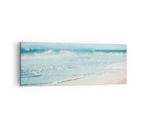 ARTTOR Lienzos decorativos Borde Ola Agua Cuadro Sobre Lienzo Moderno 140x50cm Cuadros Decoracion Salon Dormitorio Cocina Cuadros Pared Imágenes Grande XXL Wall Art Prints Decor Canvas AB140x50-5084