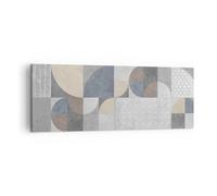 Cuadro Sobre Lienzo 140x50cm Cuadros Pared Geometría Arte Piedra Wall Art Prints