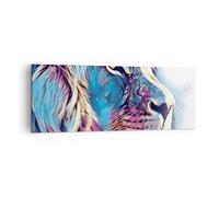 Cuadro Sobre Lienzo 140x50cm Cuadros Pared León Melena Cuento De Hadas Wall Art