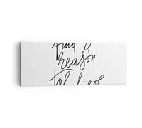 Cuadro Sobre Lienzo 140x50cm Cuadros Pared Manuscrito Lema Creer Wall Art Prints