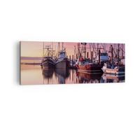 Cuadro Sobre Lienzo 140x50cm Cuadros Pared Marina Oeste El Sol Wall Art Prints
