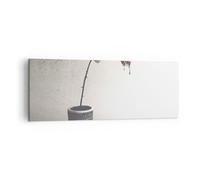 Cuadro Sobre Lienzo 140x50cm Cuadros Pared Símbolo Rosa Sufrimiento Wall Art