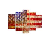 Cuadro Sobre Lienzo 150x100cm Cuadros Pared América bandera nacional patriótico