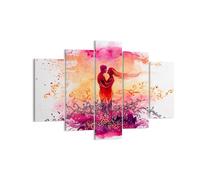 Cuadro Sobre Lienzo 150x100cm Cuadros Pared Amor Pareja luna de miel Wall Art