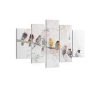 Cuadro Sobre Lienzo 150x100cm Cuadros Pared Aves Canarias Rama Wall Art Prints