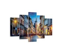 Cuadro Sobre Lienzo 150x100cm Cuadros Pared Cracovia Iglesia Mariacki Wall Art