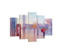 Cuadro Sobre Lienzo 150x100cm Cuadros Pared grande ben paraguas Wall Art Prints