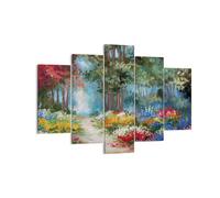 Cuadro Sobre Lienzo 150x100cm Cuadros Pared Impresionismo Naturaleza Bosque Art