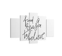 Cuadro Sobre Lienzo 150x100cm Cuadros Pared Manuscrito Lema Creer Wall Art