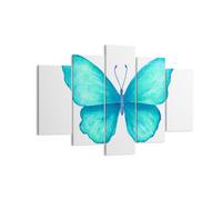 Cuadro Sobre Lienzo 150x100cm Cuadros Pared Mariposas vuelo niñez verano Art