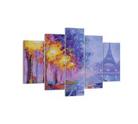 Cuadro Sobre Lienzo 150x100cm Cuadros Pared París Faroles Eiffel Wall Art Prints