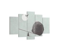 Cuadro Sobre Lienzo 150x100cm Cuadros Pared Piedra Palanca Física Wall Art
