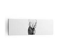 Cuadro Sobre Lienzo 160x50cm Cuadros Pared Acuarela Mujer Desnudez Wall Art