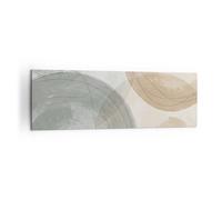 Cuadro Sobre Lienzo 160x50cm Cuadros Pared Acuarela Ruedas Pastel Wall Art