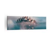 Cuadro Sobre Lienzo 160x50cm Cuadros Pared Alpes Bled Iglesia Wall Art Prints