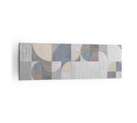 Cuadro Sobre Lienzo 160x50cm Cuadros Pared Geometría Arte Piedra Wall Art Prints